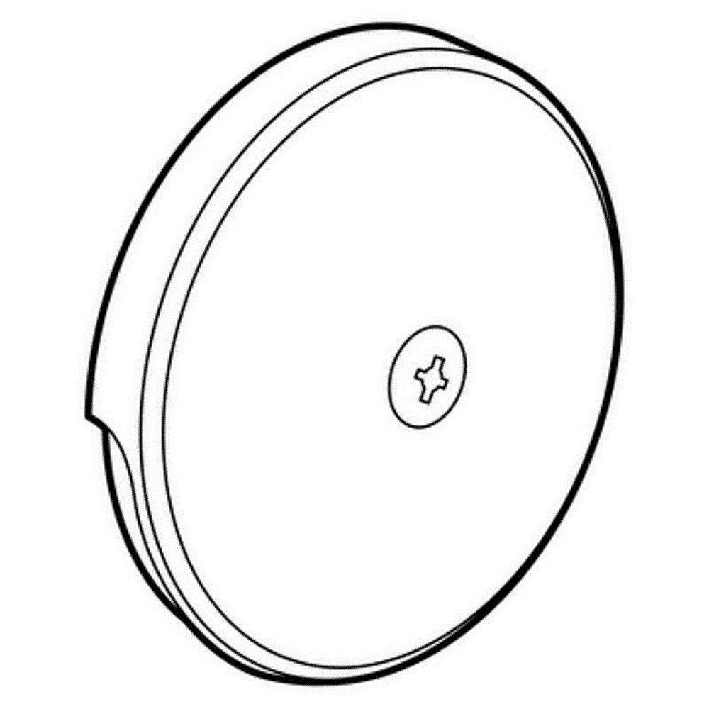 Single Hole Tub Overflow Faceplate in Chrome