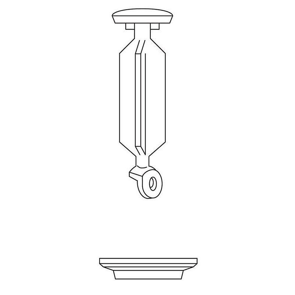 Plug and Seat, Non-Metallic Drain Assembly in Polished Brass