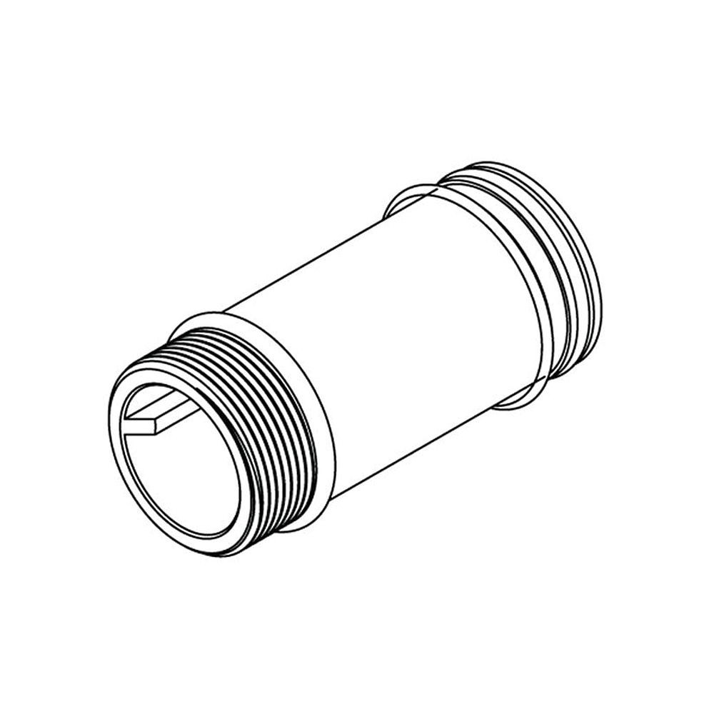 Replacement 6' M-Dura Delany Nipple in Chrome