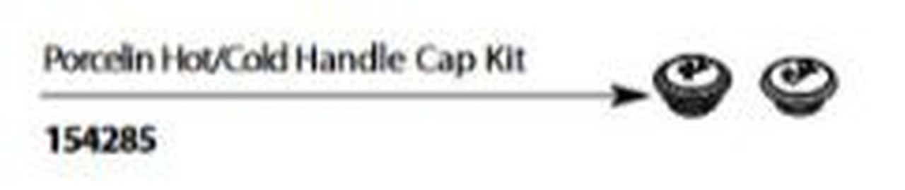 Moen Weymouth 154285 Handle Cap Kit