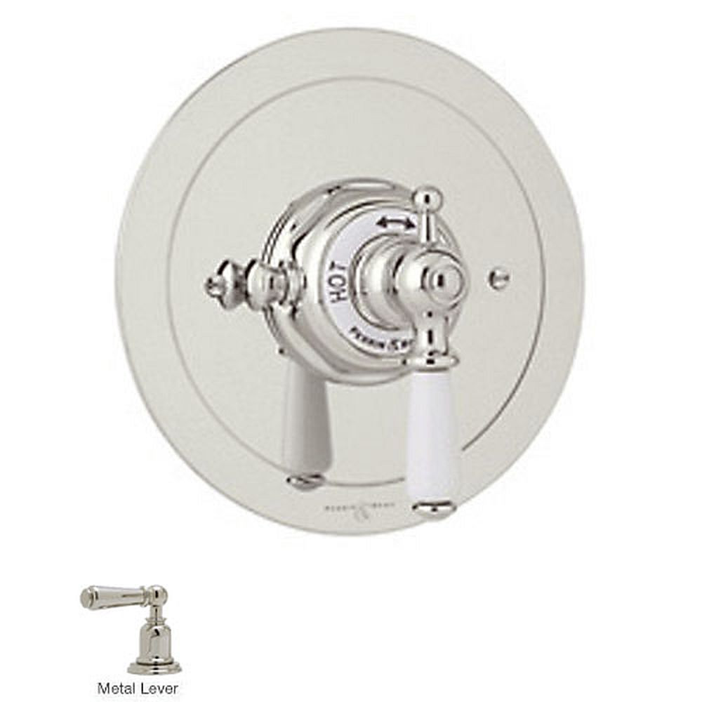 Rohl U.5565L-PN/TO Thermostatic Valve Trim in Polished Nickel