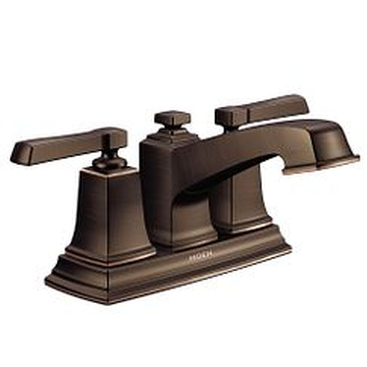 Moen Boardwalk 6010BRB Mediterranean Bronze Two-Handle Bathroom Faucet