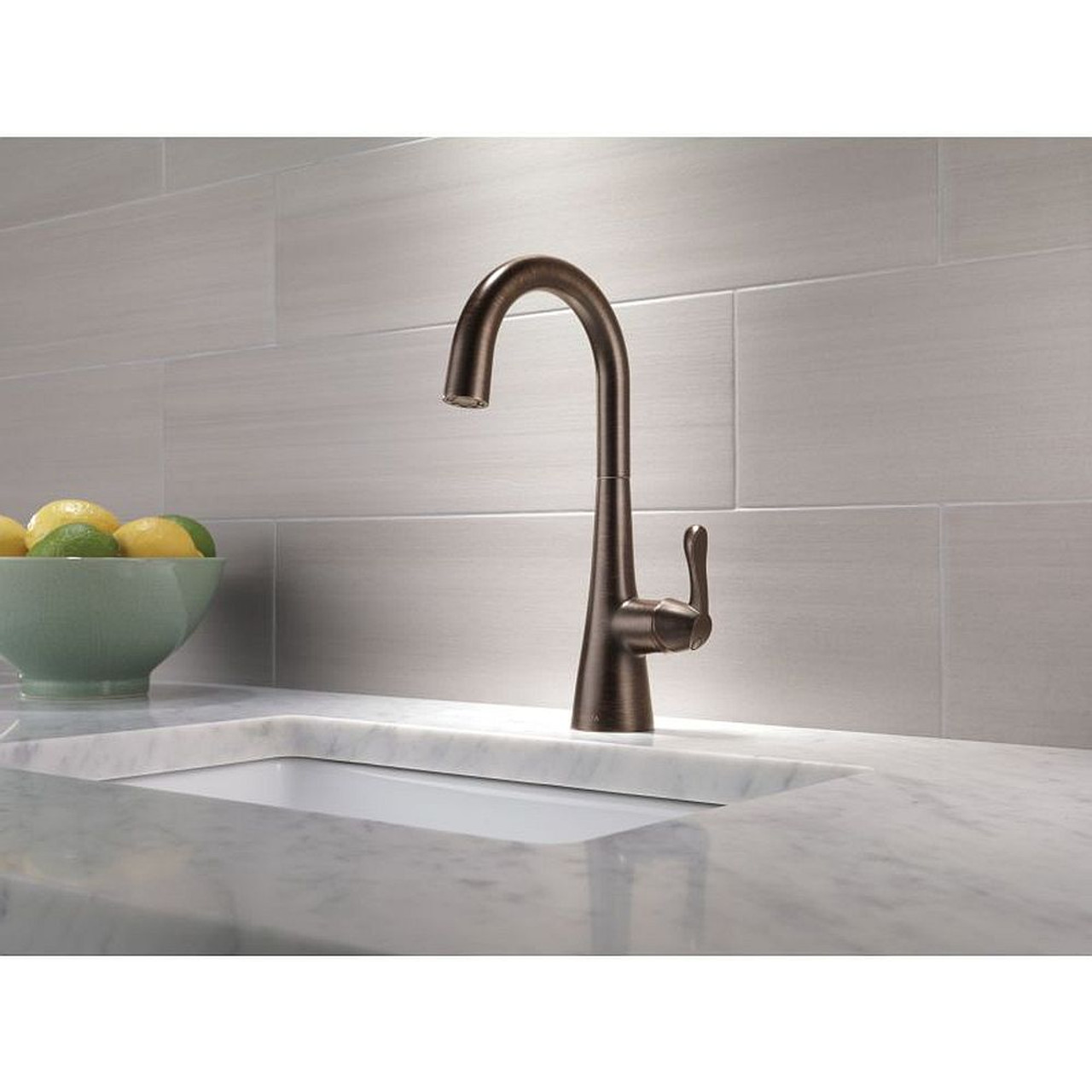 Delta 1953LF-RB Single Handle Bar/Prep Faucet in Venetian Bronze