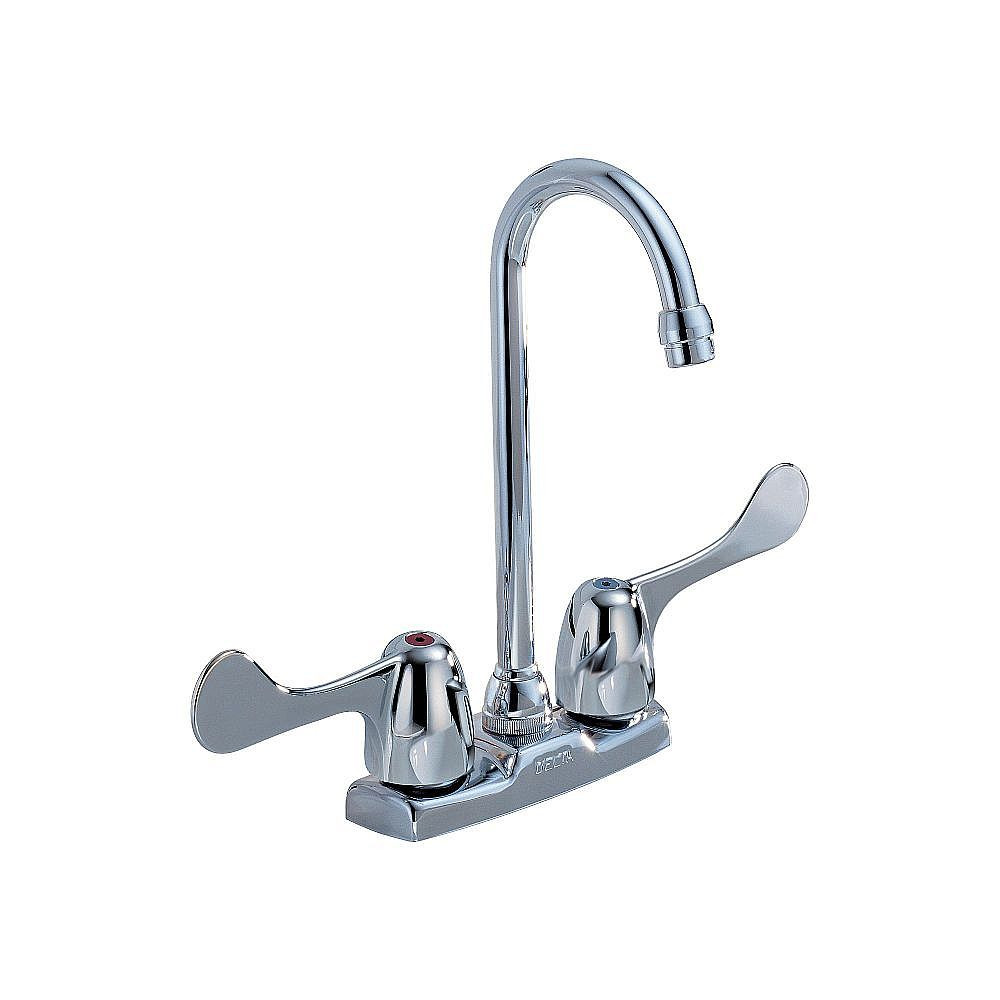 Two Handle Blade Bar/Prep Faucet in Polished Chrome