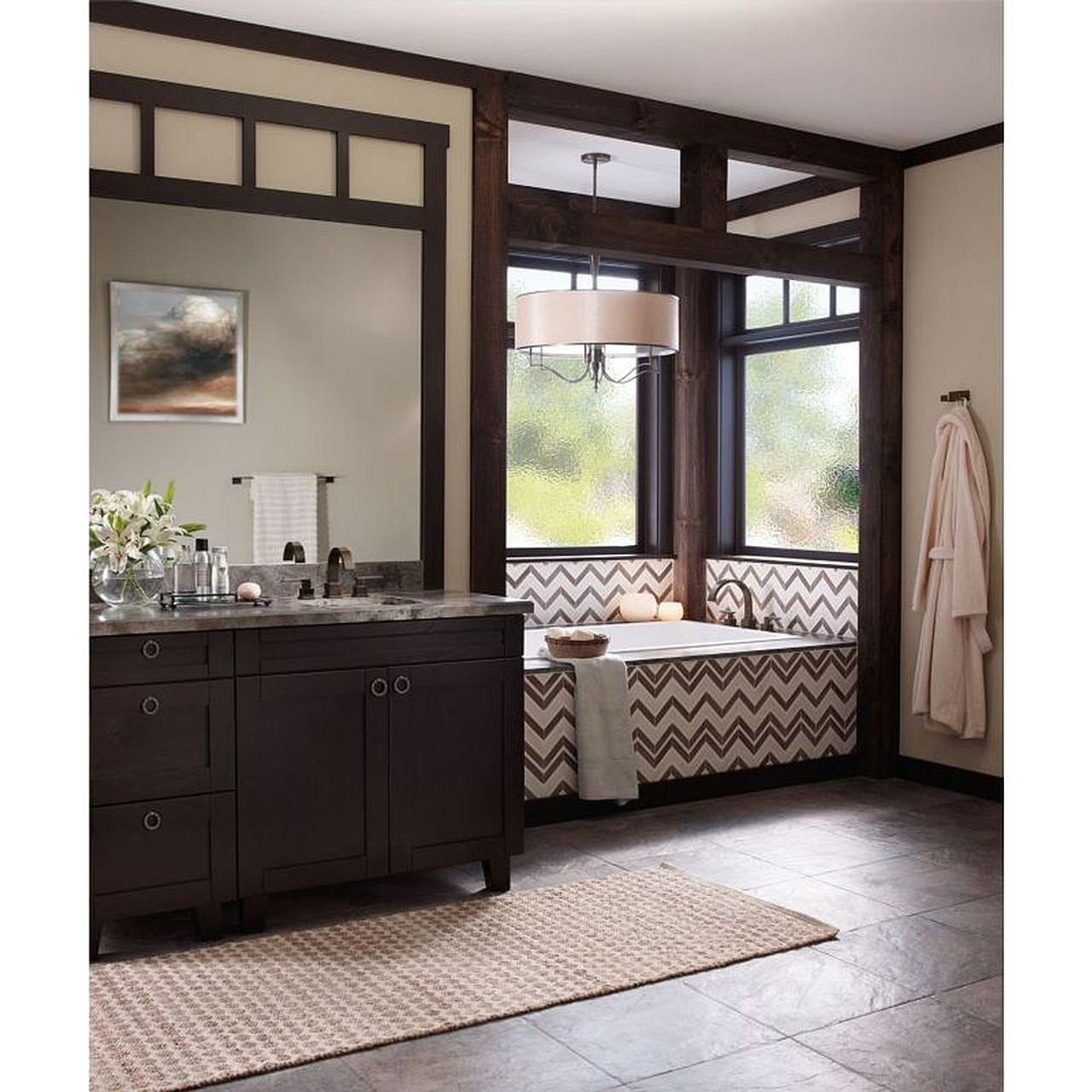 Delta 3553LF-RB Vero Two Handle Widespread Lavatory Faucet in Venetian Bronze