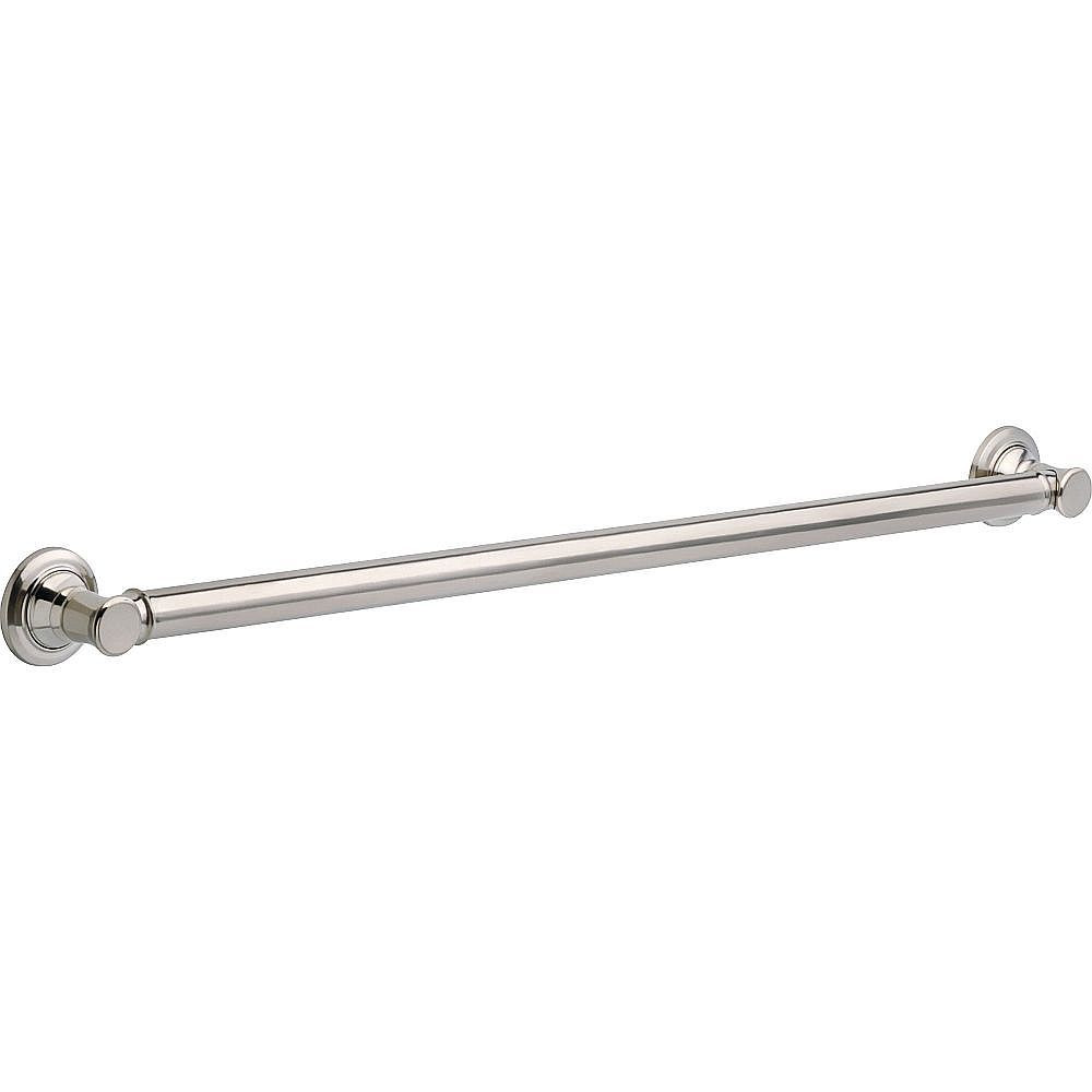 Traditional Decorative ADA Grab Bar - 36in in Brilliance Stainless