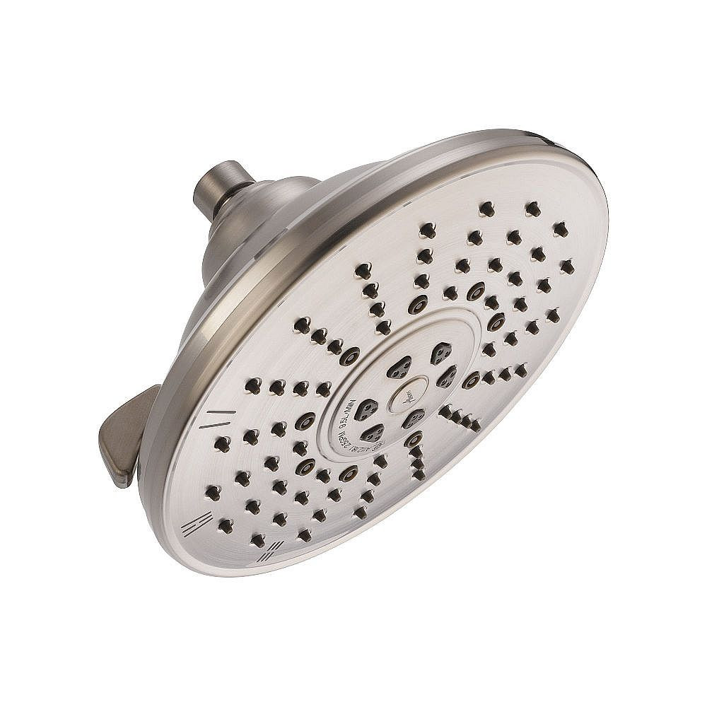 Raincan 3-Setting Touch-Clean Shower Head in Brilliance Stainless