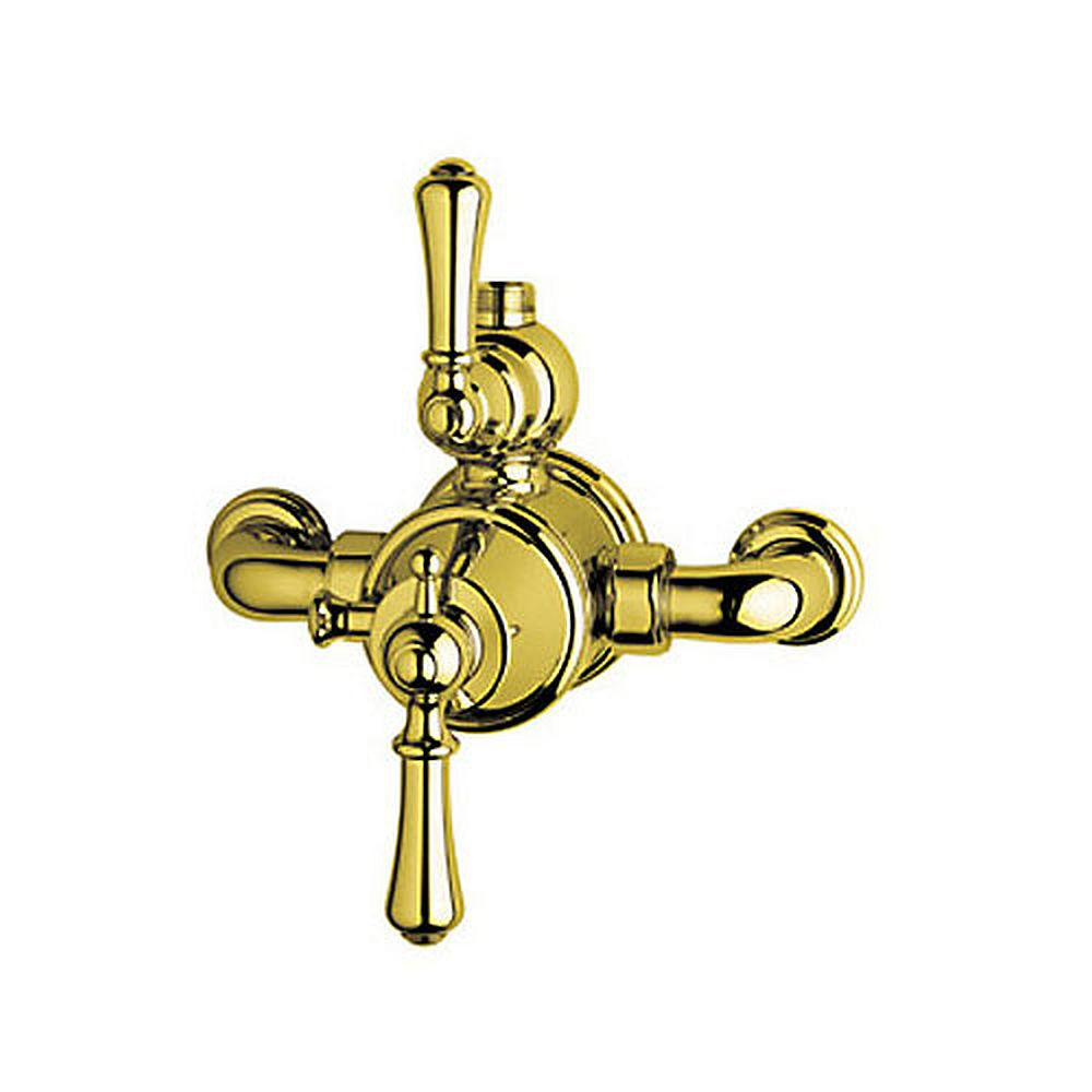 Rohl U.5751LS-IB Exposed Thermostatic Shower Valve Trim in English Gold