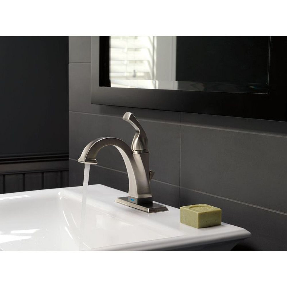 Single Handle Lavatory Faucet with Touch2O.xt Technology in Brilliance Stainless