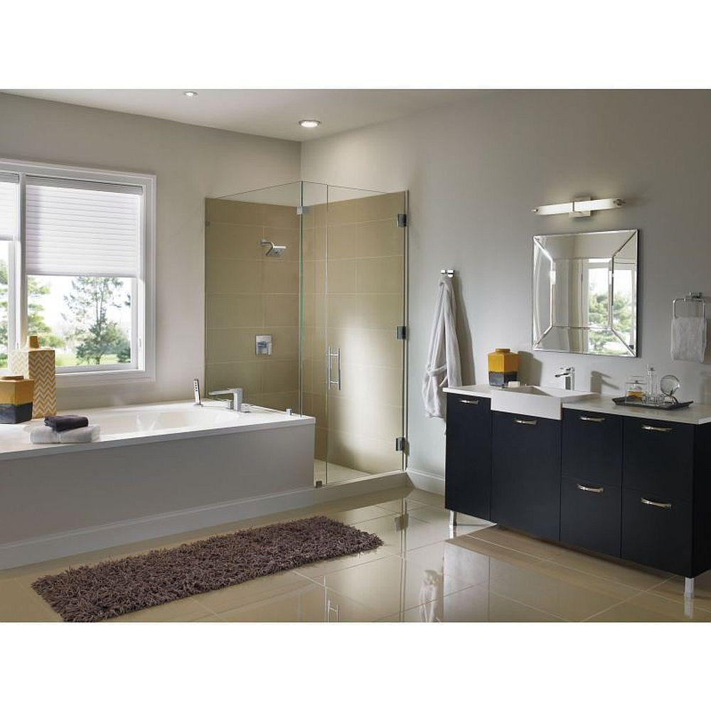 Single Handle Lavatory Faucet with Channel Spout - Metal Pop-Up in Polished Chrome