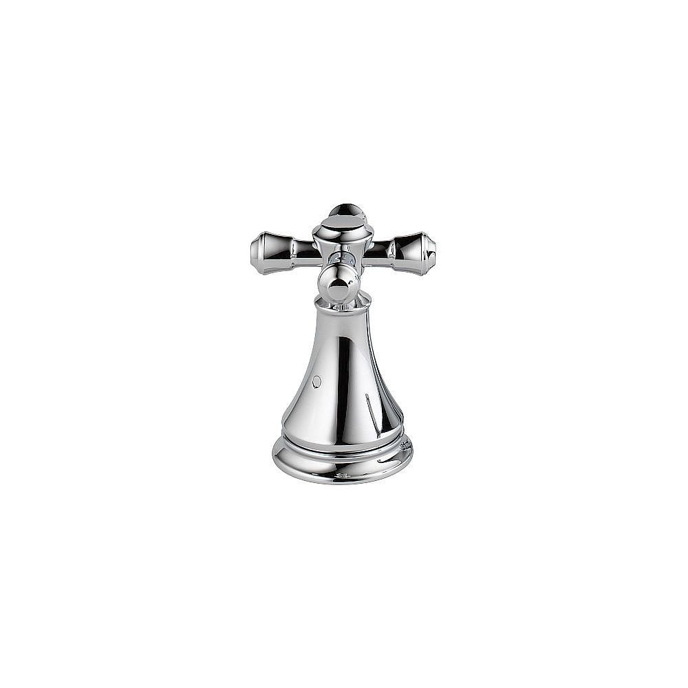 Two Cross Bath Roman Tub Handle Kit in Polished Chrome