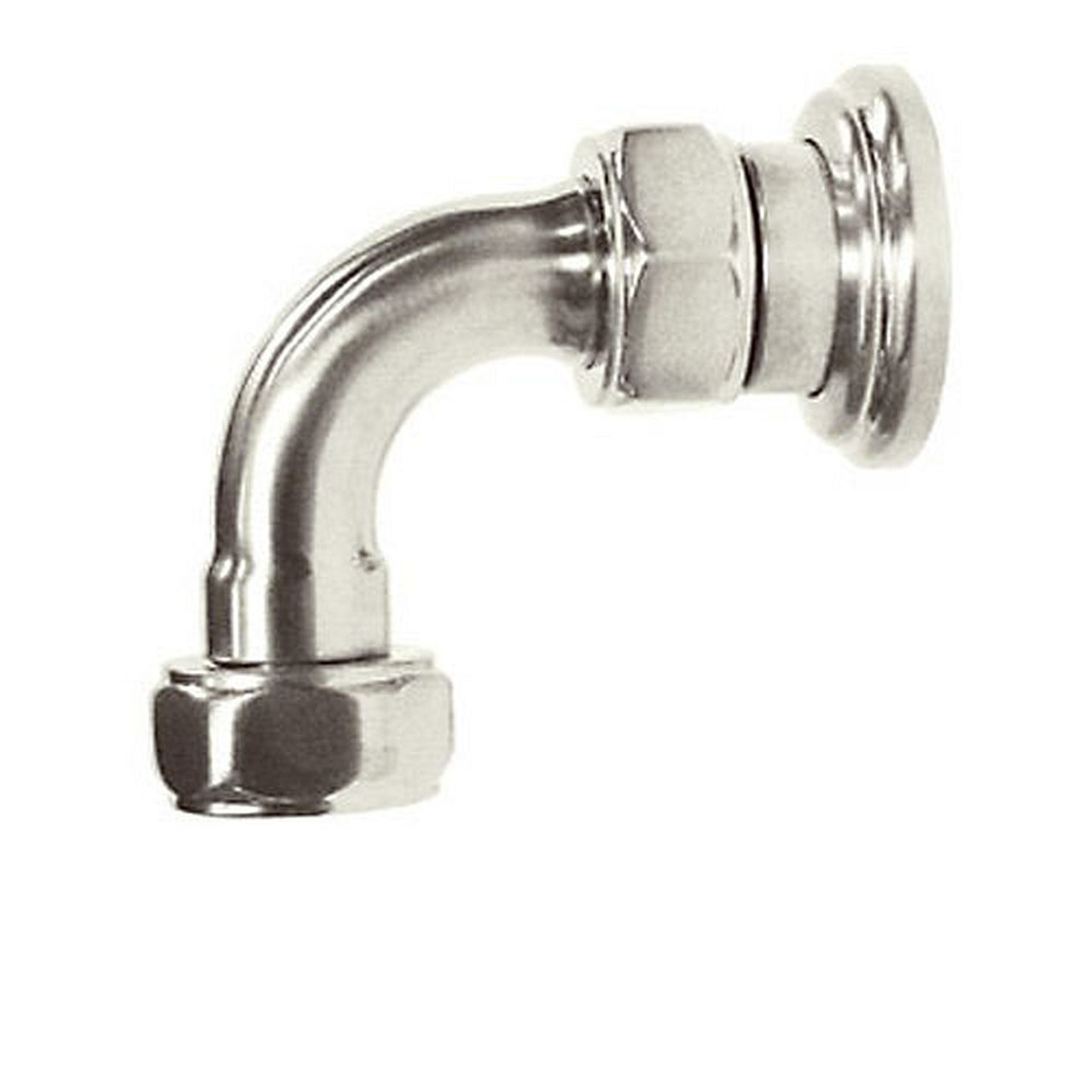 Return Elbow in Polished Nickel