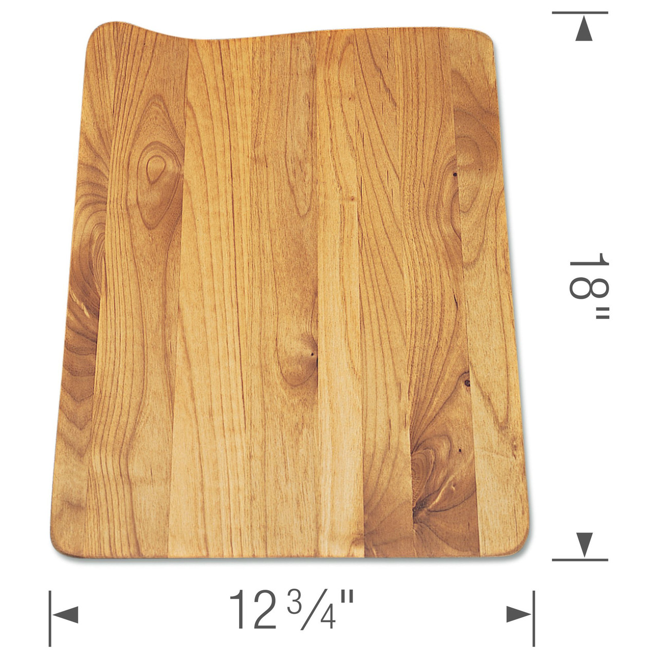 18-in L x 12-3/4-in W Wood Cutting Board in Brown 18-in L x 12-3/4-in W Wood Cutting Board in Brown