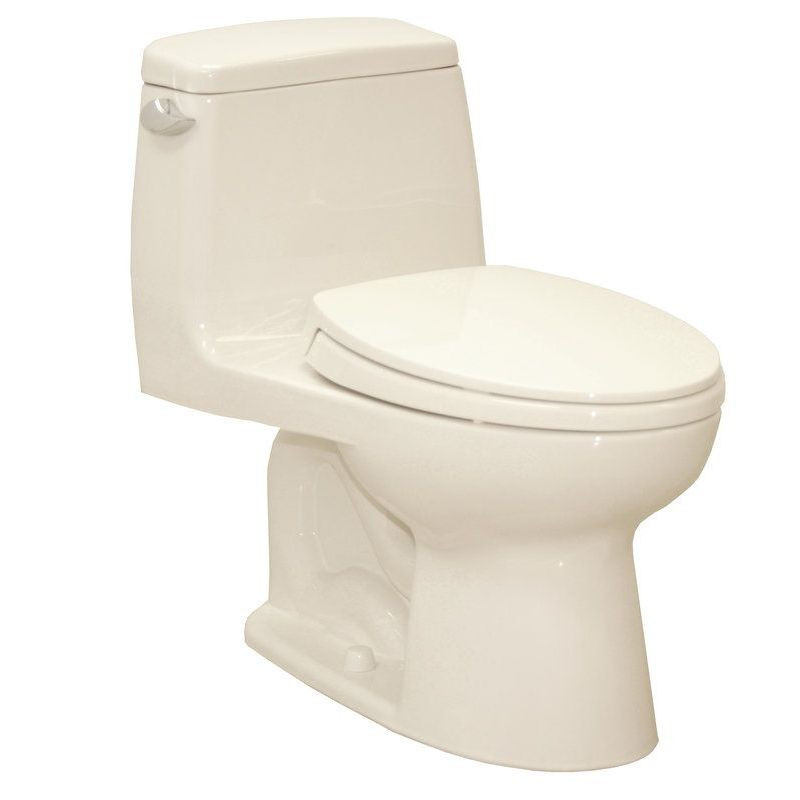 One Piece Elongated 1.6 GPF ADA Toilet with G-Max Flush System - Seat Included in Sedona Beige