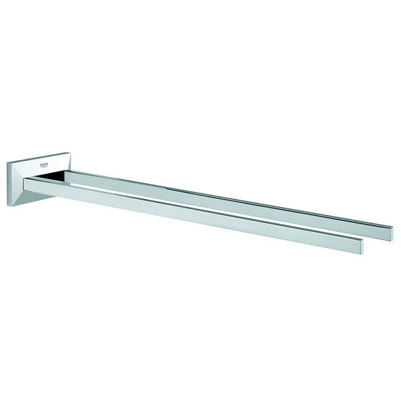 Grohe 40496000 Allure Brilliant 17-in Twin-Towel Bar in Chrome Grohe 40496000 Allure Brilliant 17-in Twin-Towel Bar in Chrome