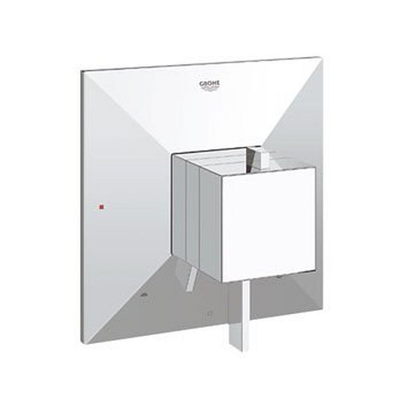 Grohe 19786000 Allure Brilliant Dual Function Pressure Balance Valve Trim with Control Module in Chrome Grohe 19786000 Allure Brilliant Dual Function Pressure Balance Valve Trim with Control Module in Chrome