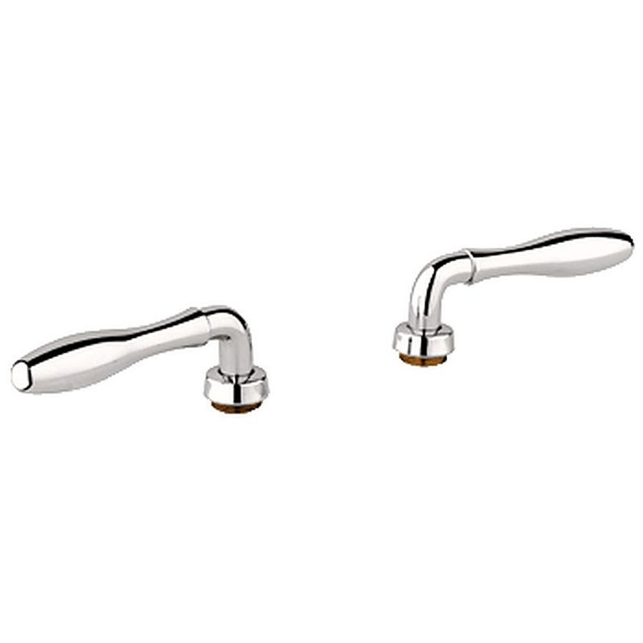 Grohe 18732BE0 Seabury Lever Handles (2 Pack) in Sterling Grohe 18732BE0 Seabury Lever Handles (2 Pack) in Sterling