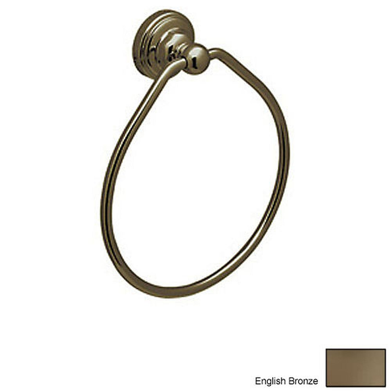 6in Towel Ring in English Bronze