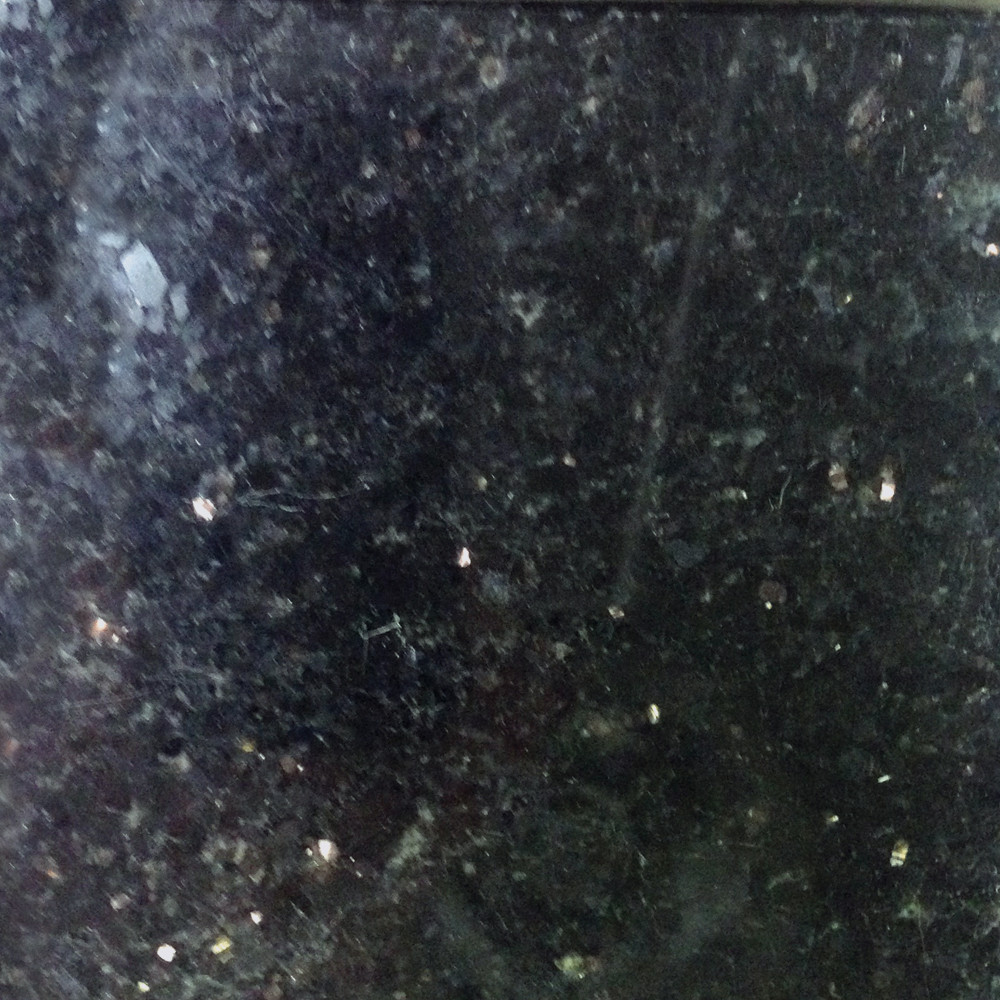 25-in x 22-in Bathroom Vanity Top with Eased Edge in Black Galaxy