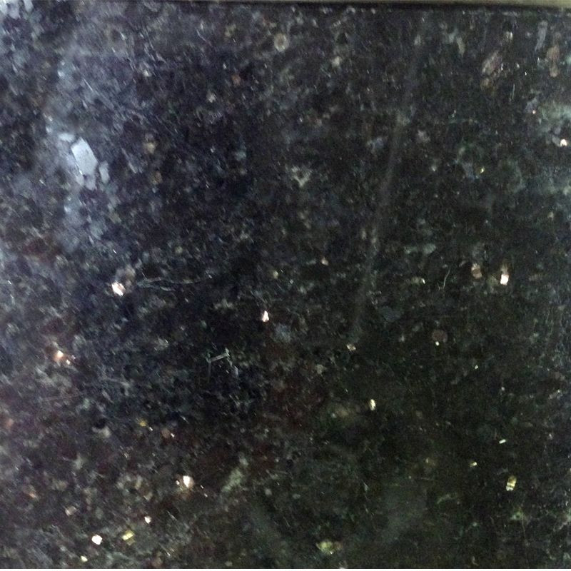 37-in x 19-in Bathroom Vanity Top with Eased Edge in Black Galaxy