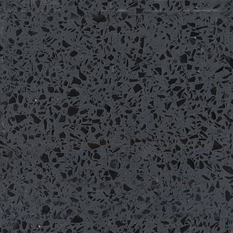 25-in x 19-in Bathroom Vanity Top with Eased Edge in Black Luxe