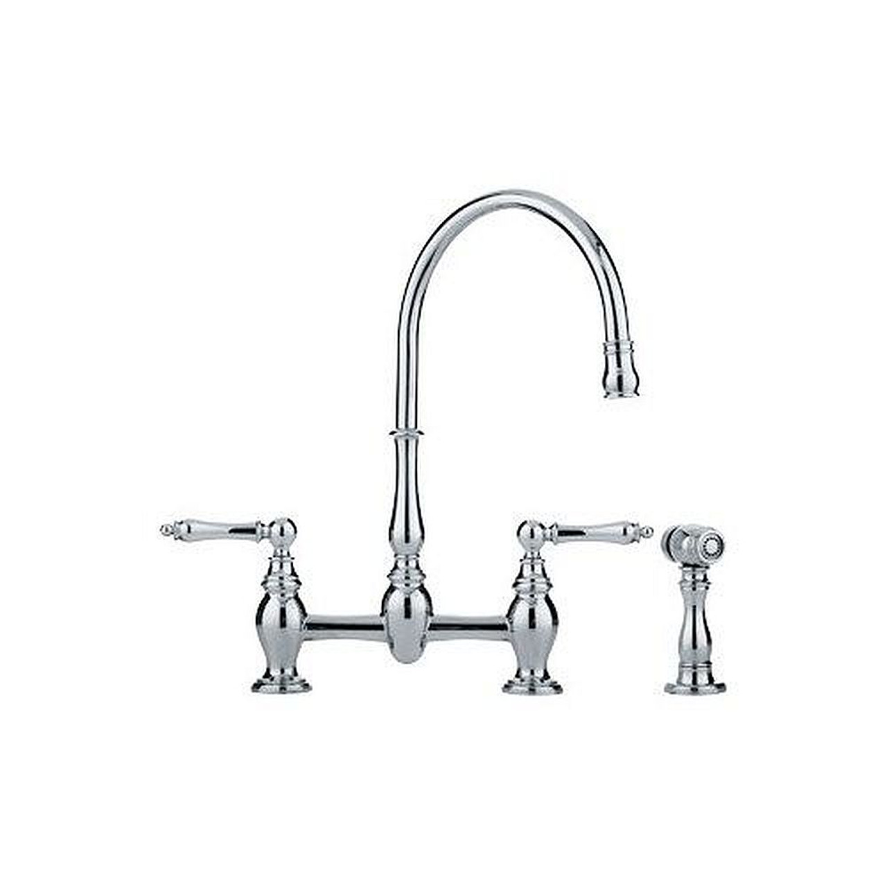 Widespread Kitchen Faucet in Chrome Widespread Kitchen Faucet in Chrome