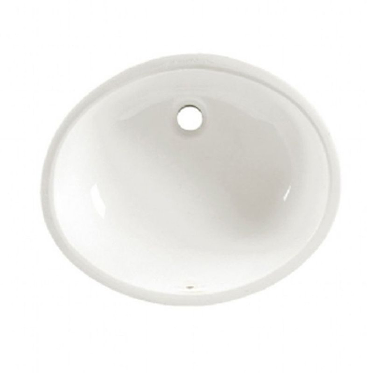 15-1/16-12-1/16 Undermount Sink with Glazed Underside in White 15-1/16-12-1/16 Undermount Sink with Glazed Underside in White