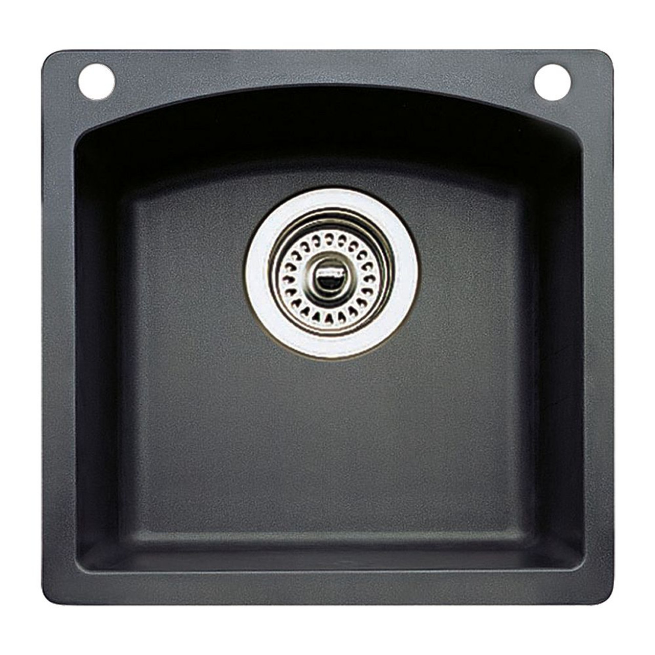 Bar Sink 2-Hole, Silgranit II in Anthracite
