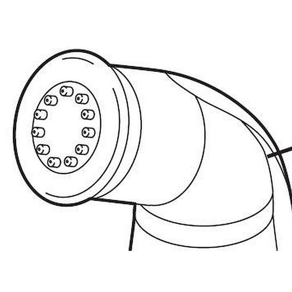 Diverter Tub Spout in Brilliance Stainless