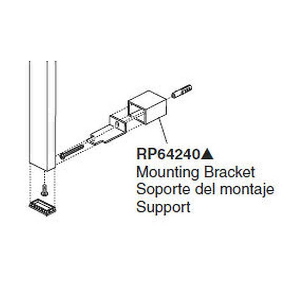 Mounting Bracket for the Delta 57051 Hand Shower in Venetian Bronze