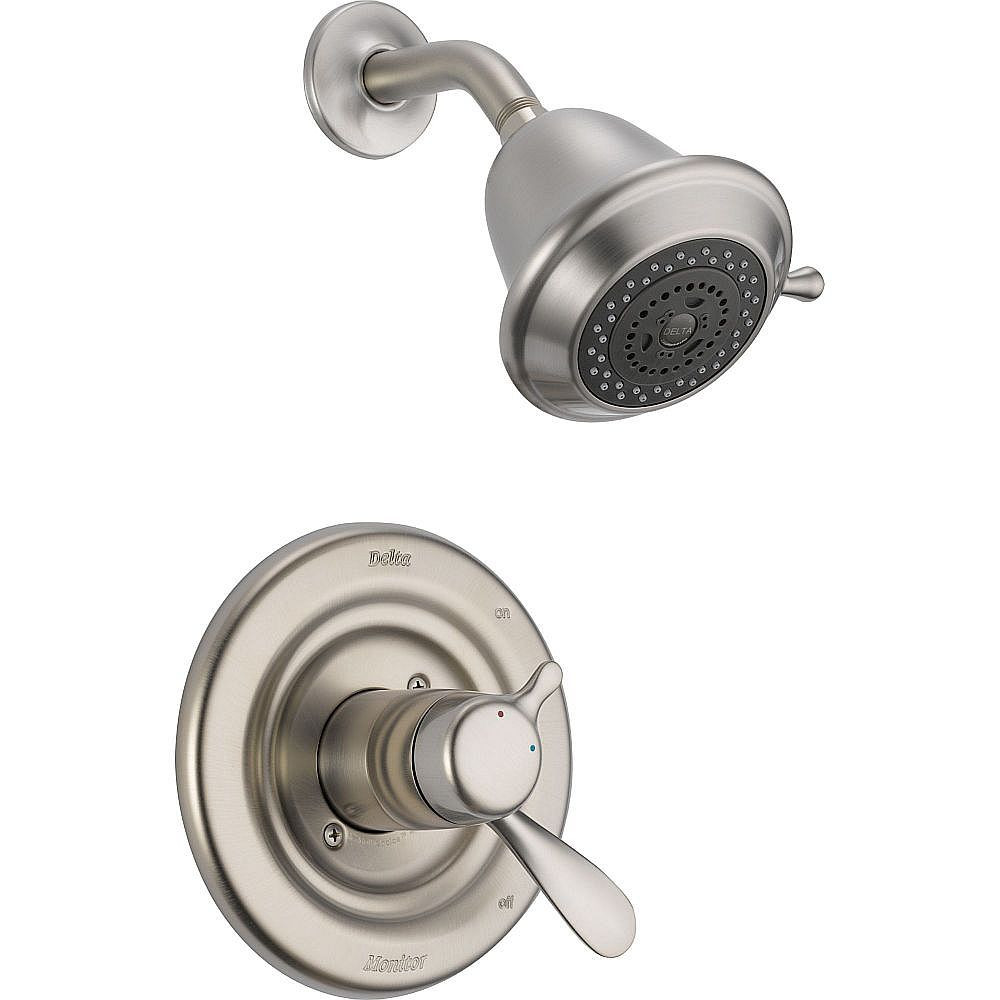 Delta T17230-SS Dual Function Pressure Balanced Shower Trim with Integrated Shower Trim Less Rough-in in Brilliance Stainless