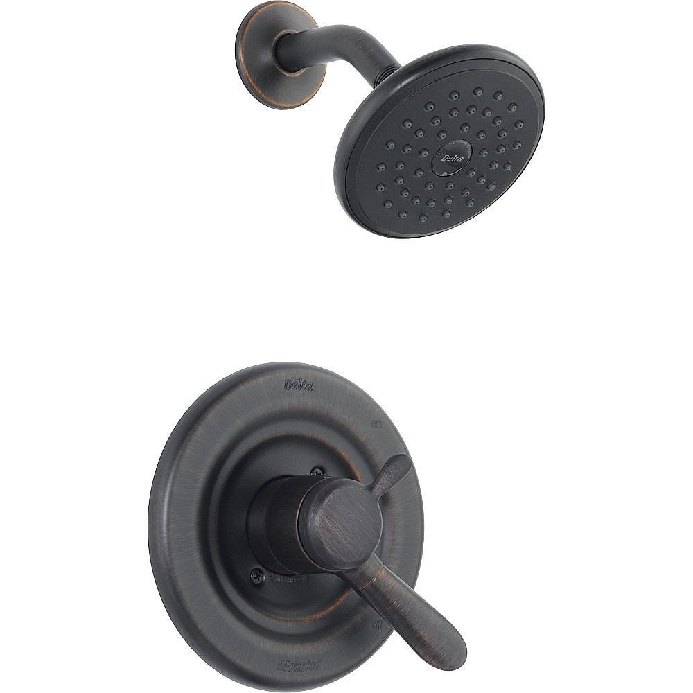 Delta T17238-RB Lahara Dual Function Pressure Balanced Shower Trim with Integrated Shower Trim Less Rough-in in Venetian Bronze