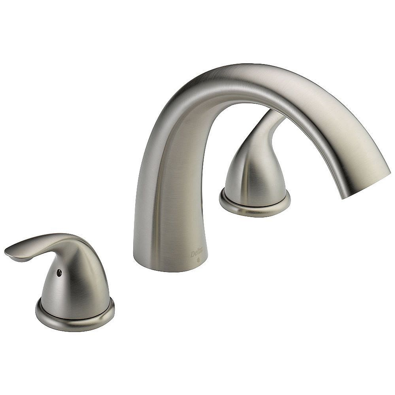 Deck Mounted Roman Tub Filler in Brilliance Stainless
