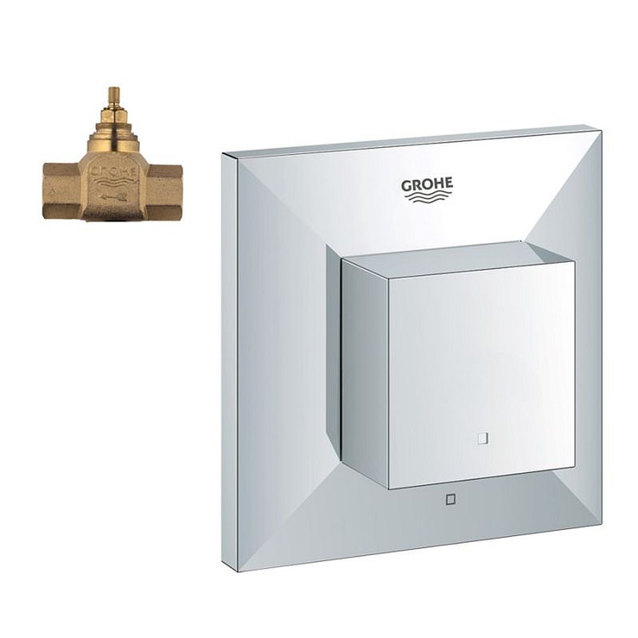 Tub/Shower Volume Control Trim Kit in Chrome