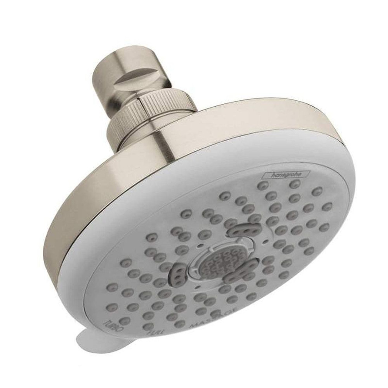 Hansgrohe 04071820 Croma E Shower Head Multi Function with 4in Spray Face in Brushed Nickel Hansgrohe 04071820 Croma E Shower Head Multi Function with 4in Spray Face in Brushed Nickel
