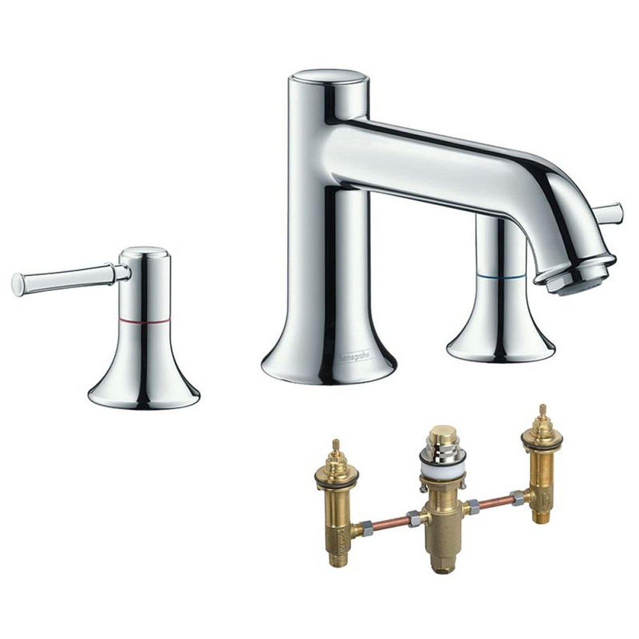 Hansgrohe KT14313-06607CR Talis C 2-Handle Tub Filler with Rough-In in Chrome