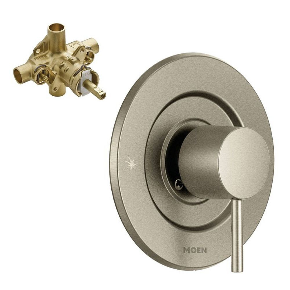 Posi-Temp Trim Kit with 1/2-Inch CC Rough-in in Brushed Nickel