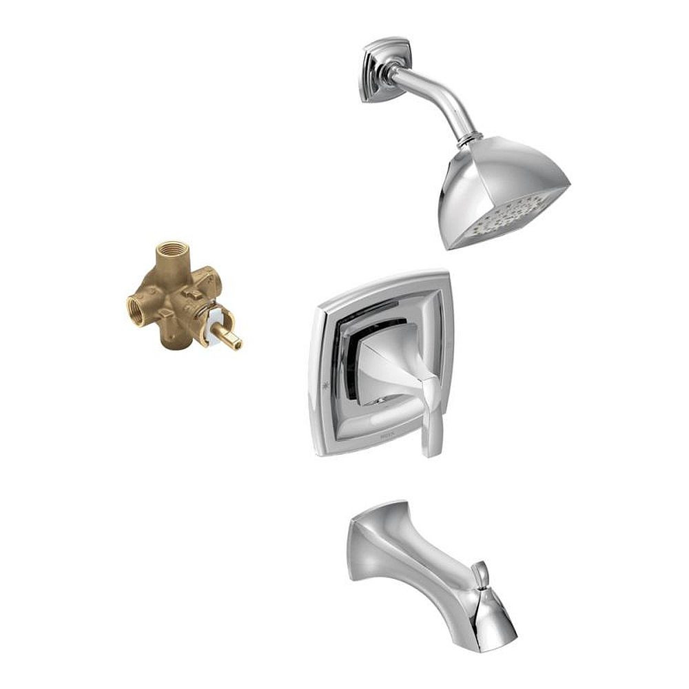 Showerhead and 7-15/16-Inch Spout in Chrome