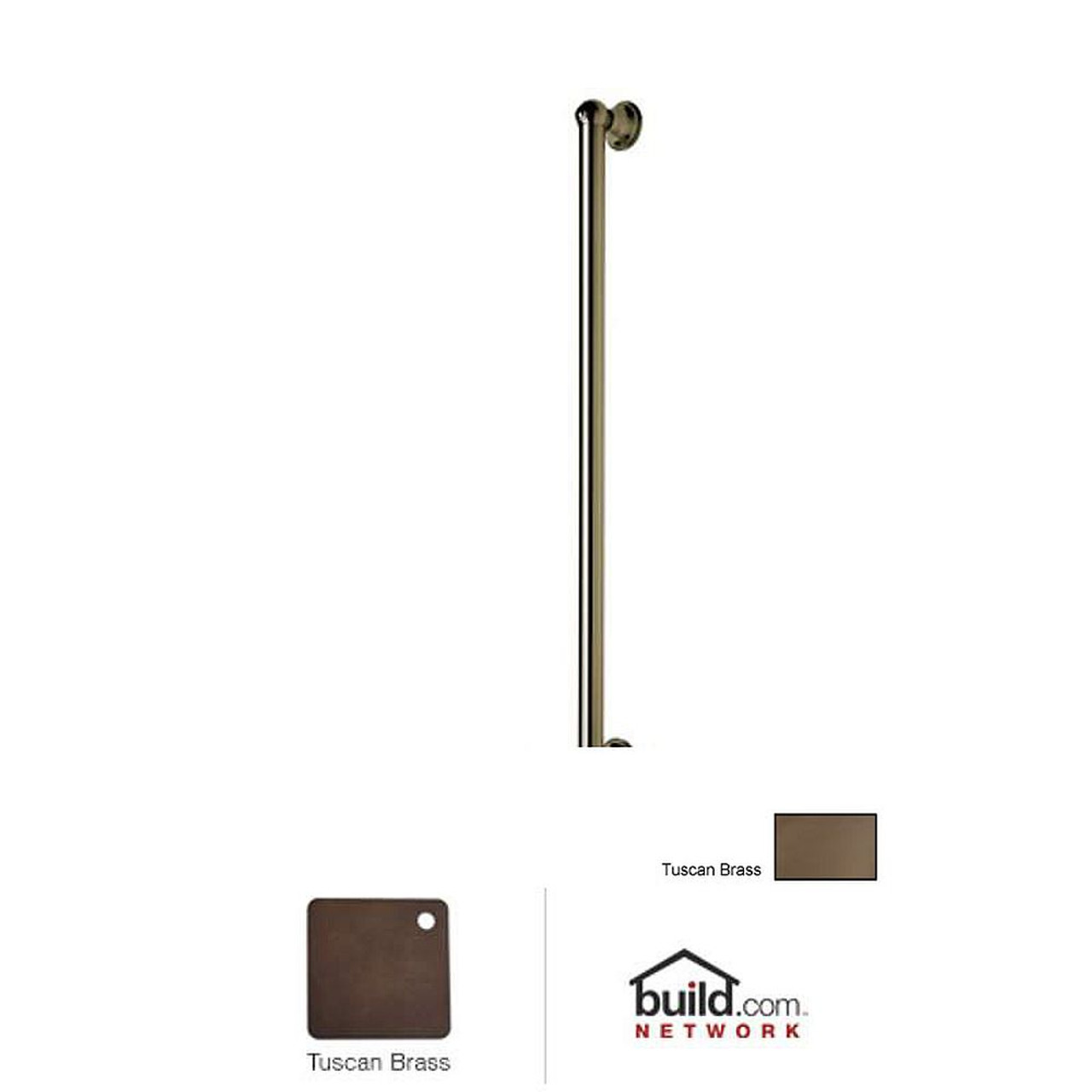 36in Decorative Grab Bar in Tuscan Brass 36in Decorative Grab Bar in Tuscan Brass