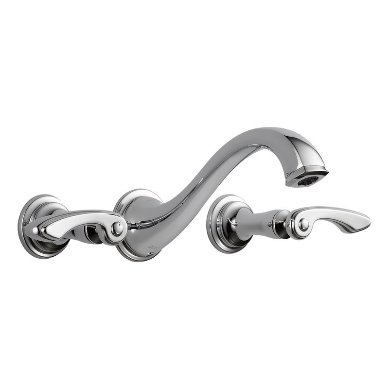 Brizo 65885LF-PCLHP Less Handles Wall Mount Lavatory Faucet in Polished Chrome