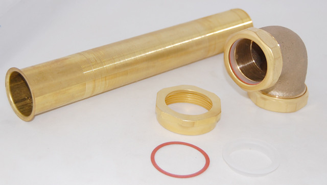 Wall Mount Outlet Tube with Back Spud for VB13RB-31 Flushometer