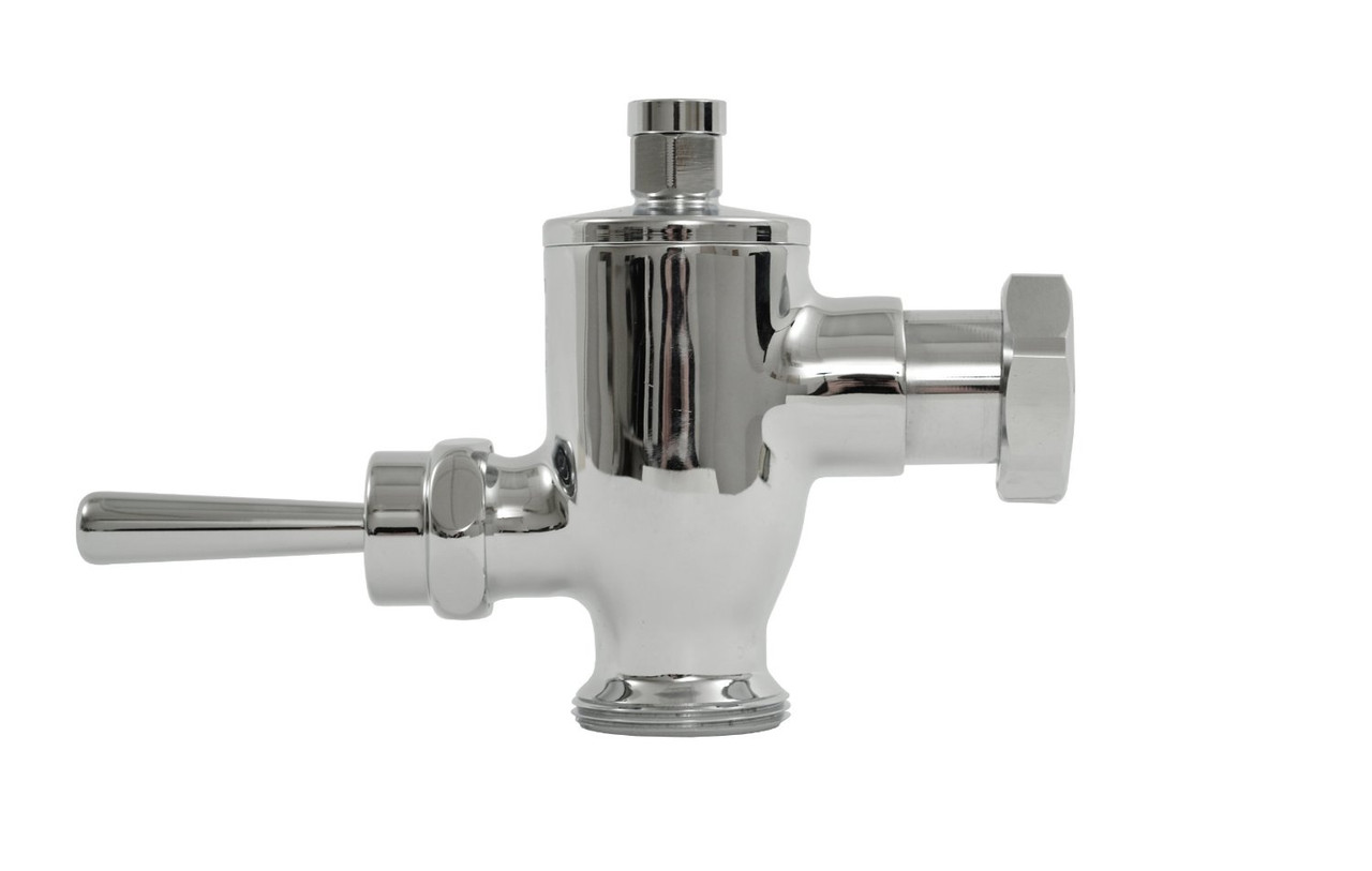 Polished Chrome 1.0 GPF Non-Hold Open Urinal Flushometer (Valve and Right/Left Rough)