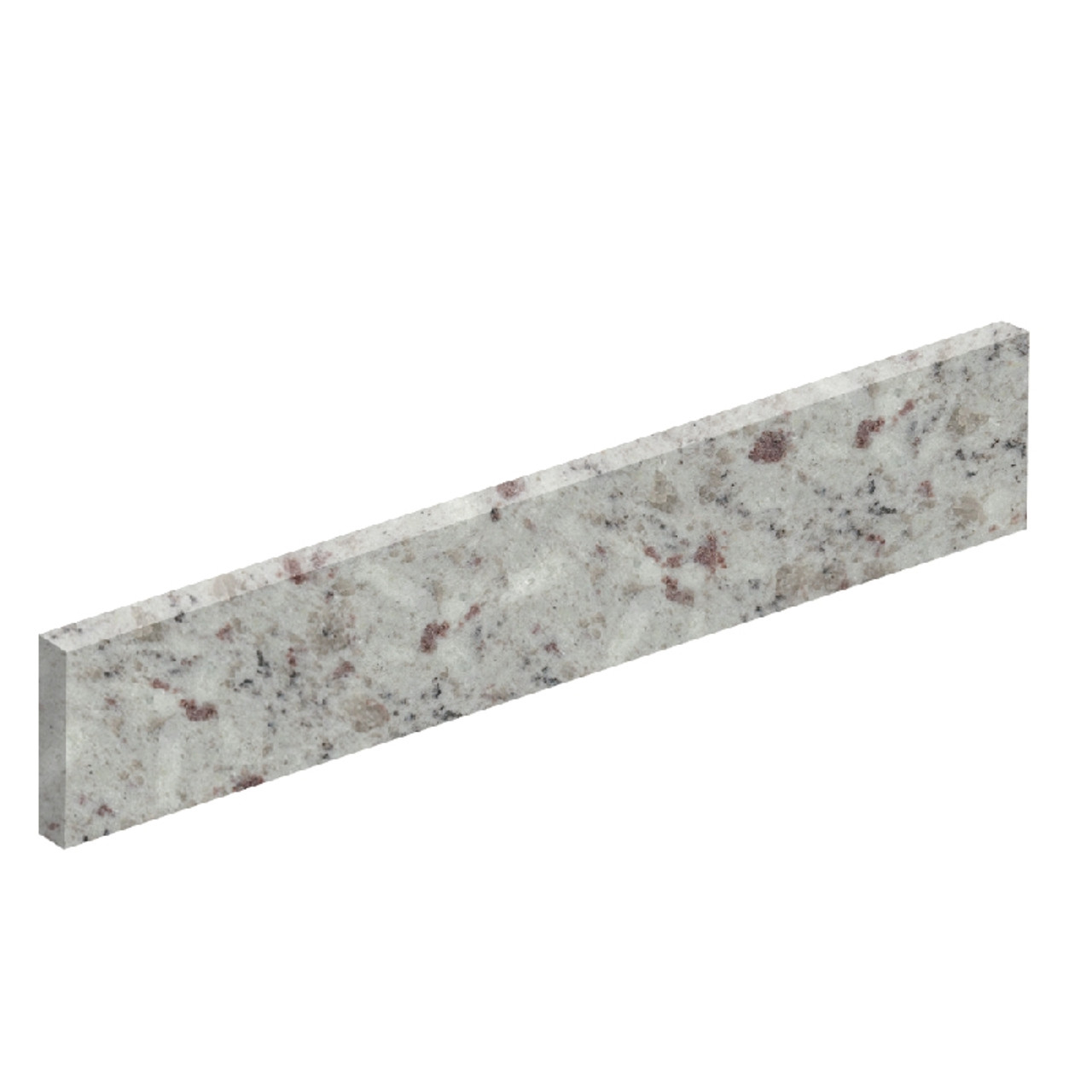 19-in Bathroom Vanity Top Left-Hand Side Splash in Giallo Parfait