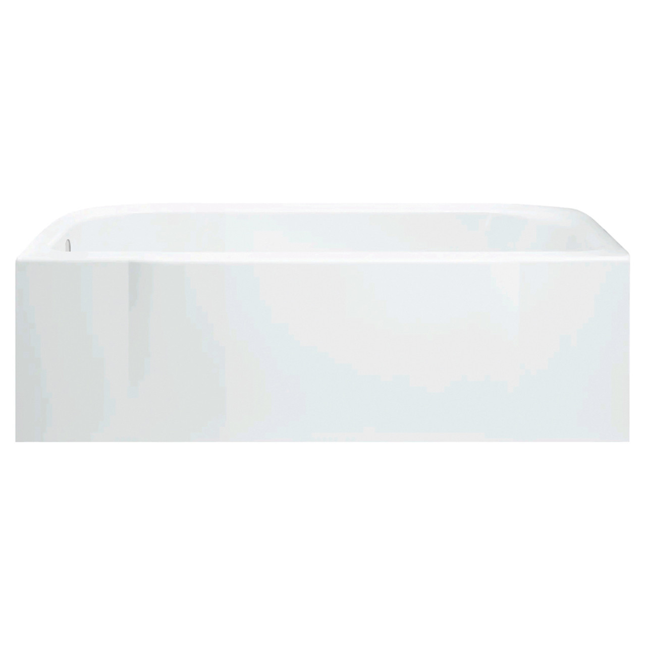 Sterling 71141110-LNR-0 60-in L x 30-in W Rectangular Skirted Bathtub with Left-Hand Drain in White Sterling 71141110-LNR-0 60-in L x 30-in W Rectangular Skirted Bathtub with Left-Hand Drain in White