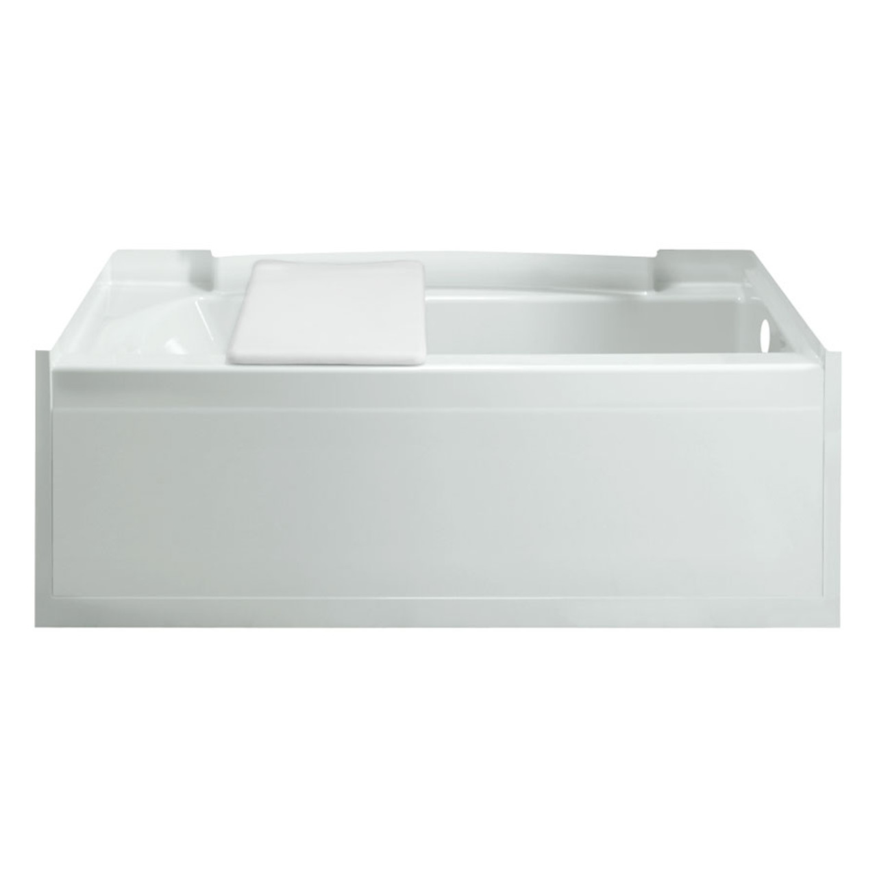 60-in L x 32-in W Rectangular Alcove Bathtub with Right-Hand Drain in White 60-in L x 32-in W Rectangular Alcove Bathtub with Right-Hand Drain in White