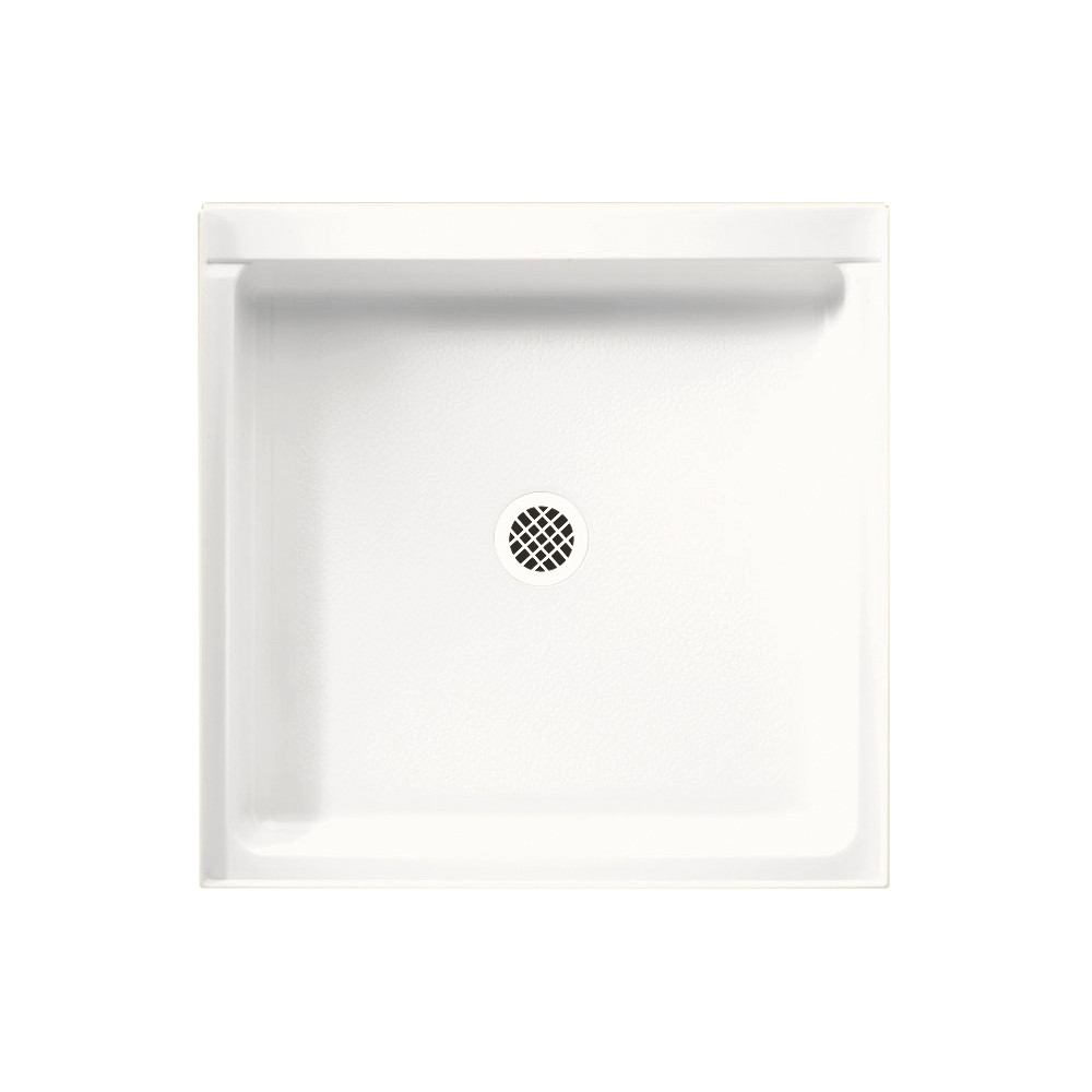 36-in Shower Kit with Wall Surround and Base, in Seashore/White