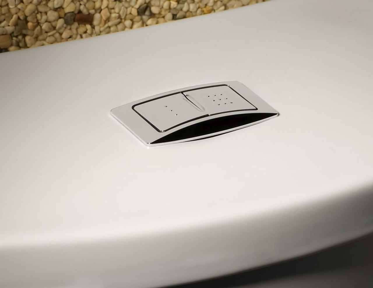 H2Option Dual Flush Right Height Elongated 0.92/1.28 Gpf 2-Piece Toilet - Lined Tank, in Bone