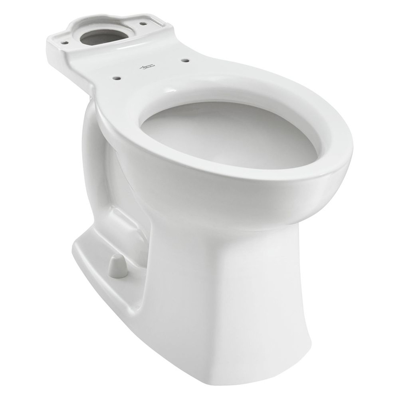 Right Height Elongated Bowl - without Seat, in White