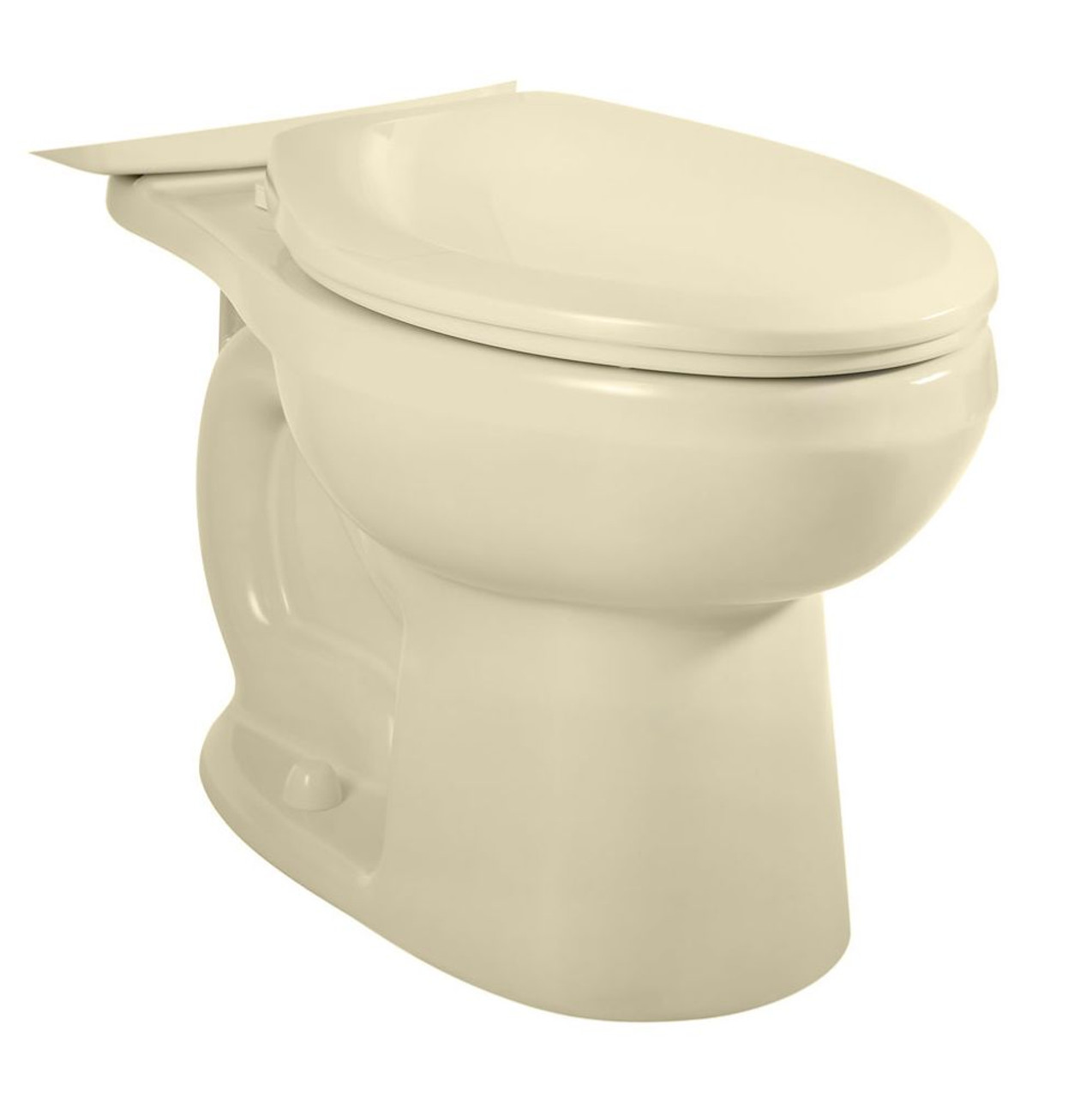 American Standard 3705216.021 Right Height Elongated Toilet Bowl with Bolt Caps