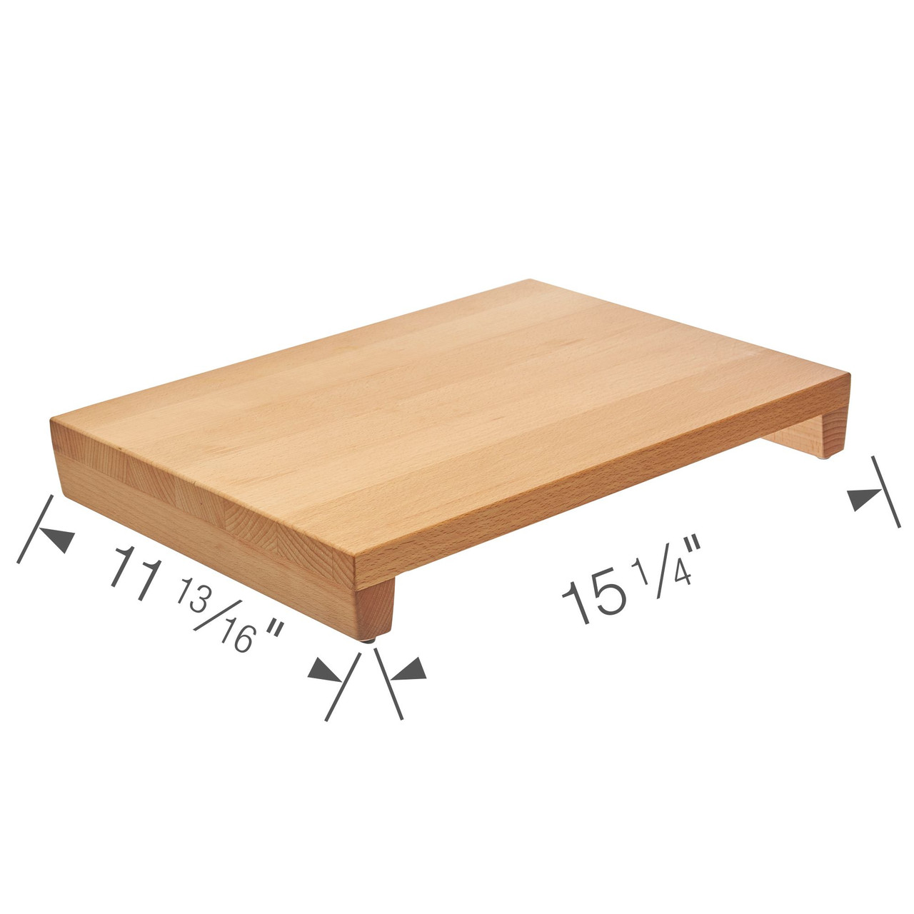 11.75-in x 17.88-in 1-in Cutting Board, in Wood 11.75-in x 17.88-in 1-in Cutting Board, in Wood